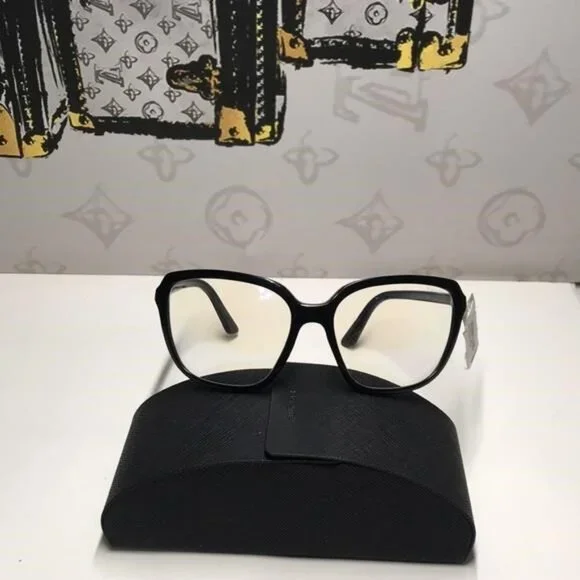 New Authentic Prada SPR 10V 1AB-09H Women’s Fashion Glasses – Black - Picture 13 of 13